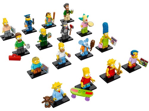 Lego minifigures simpsons - minifigures,