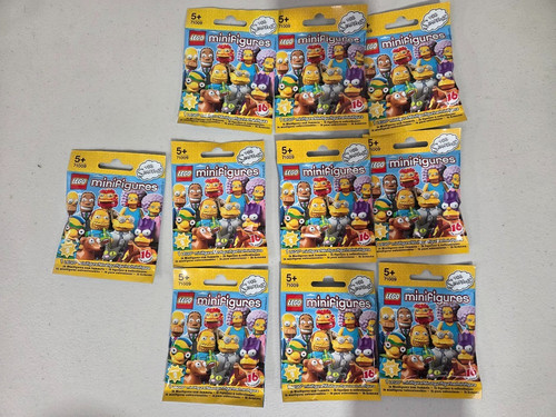 10x lego 71009 - lego, simpsons