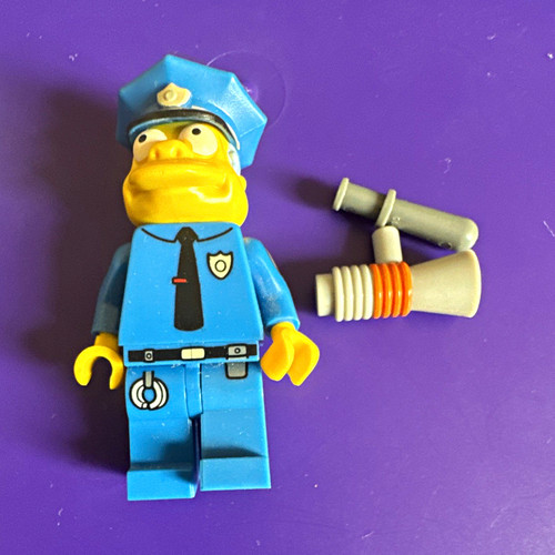 Lego chief wiggum - chief, minifigure