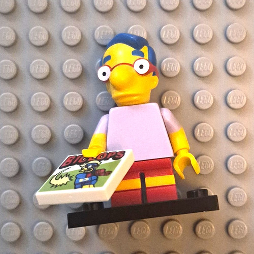 Lego the simpsons - simpsons, van