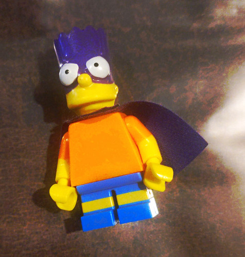 Lego minifigure bartman bart - lego,