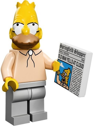 Lego simpsons series - simpsons, grandpa